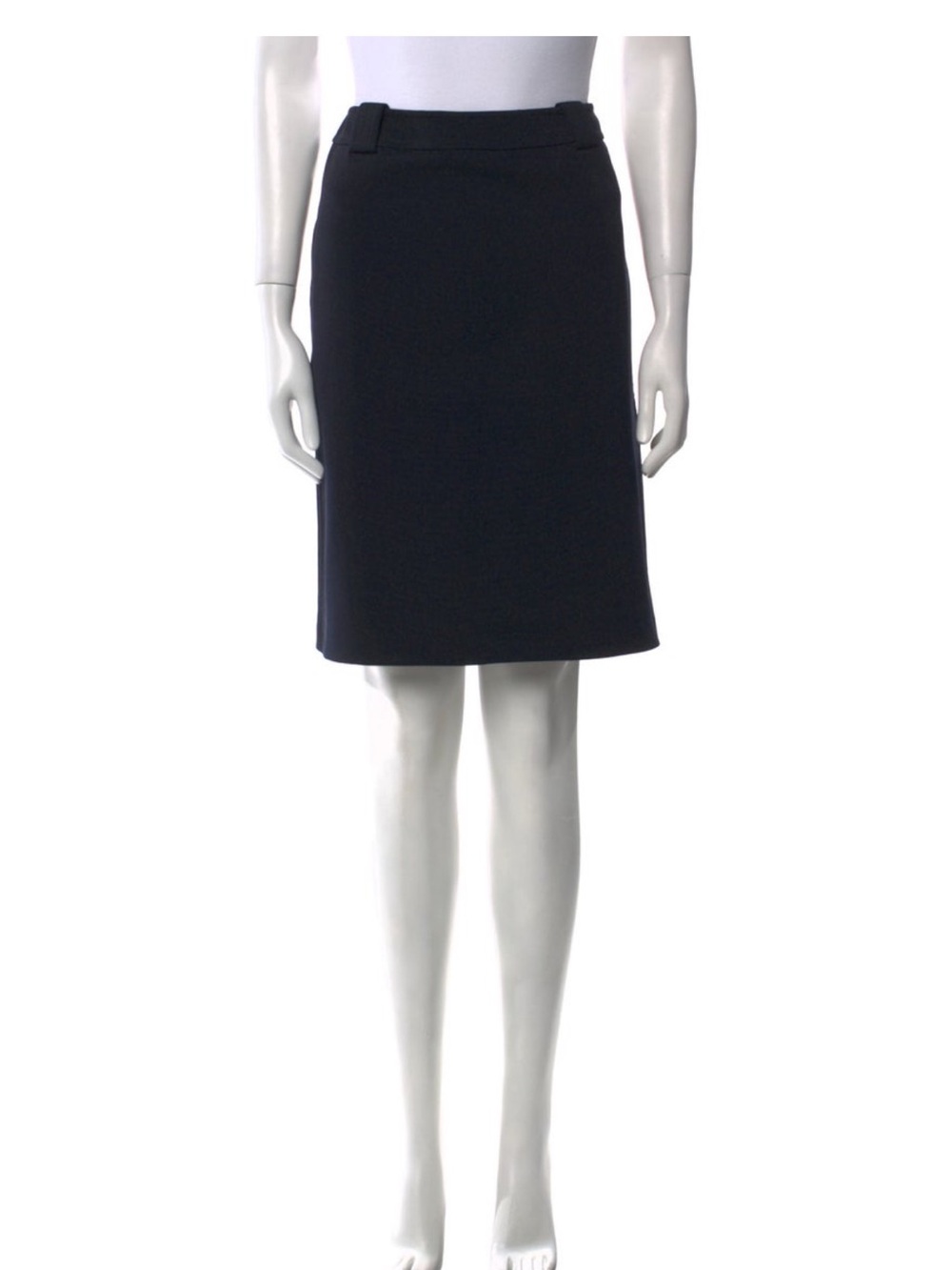 🥂 PRADA  Dark Navy Pencil Knee-Length Skirt // size 8 🥂